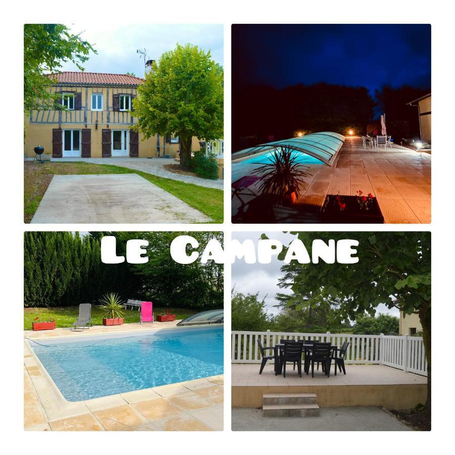 Gite Le Campane - Piscine Partagee Borne Recharge Vehicule 22Kwh Laujuzan Exterior photo